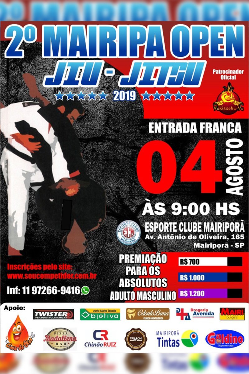 2º Mairipa Open Jiu-Jitsu 2019